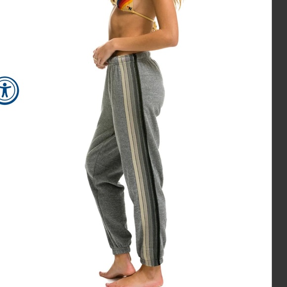 Aviator Nation Gray SweatPants - Picture 1 of 3